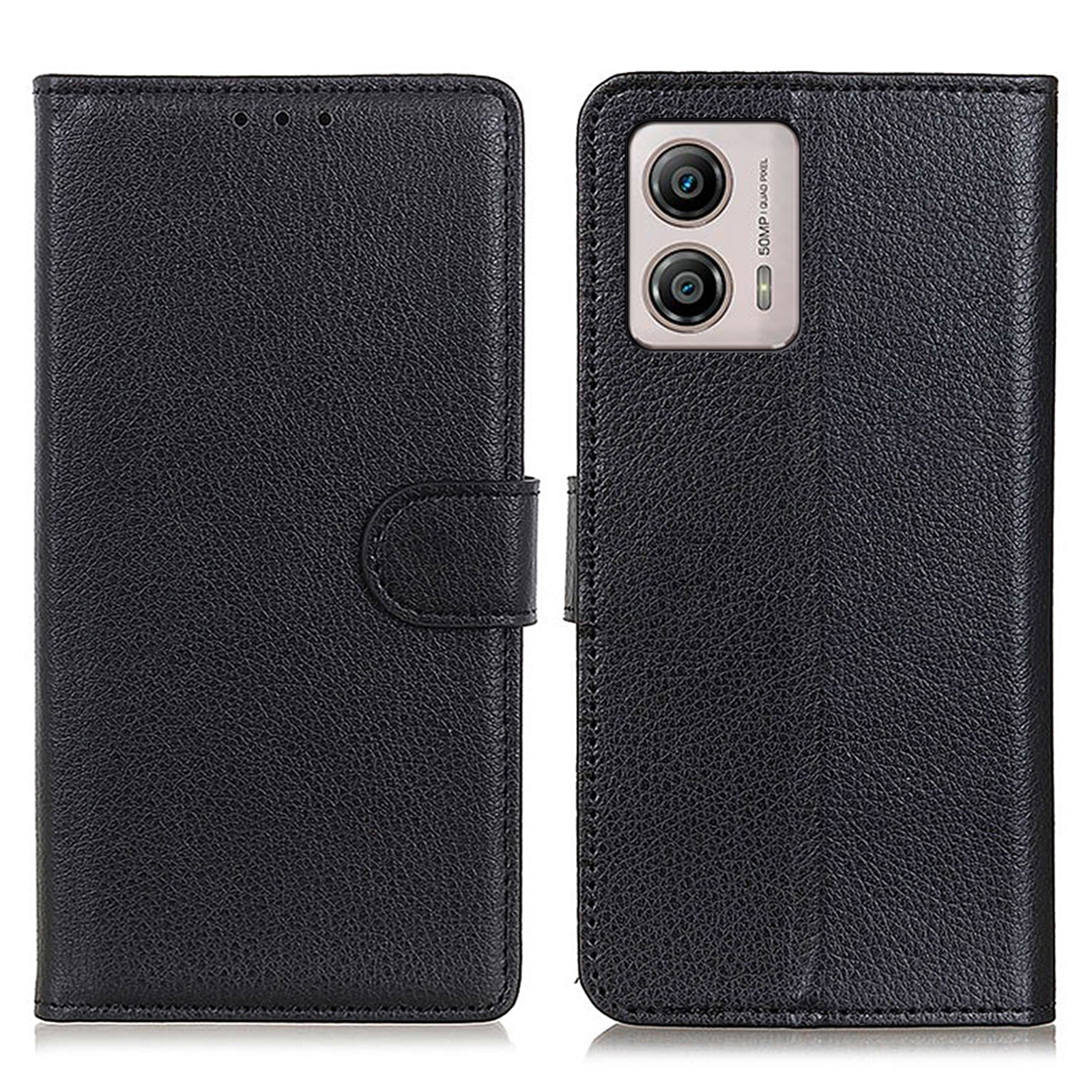 For Motorola Moto G53 5G G13 4G G23 4G Drop-proof Phone Case Litchi Texture PU Leather Stand Wallet Anti-scratch Protective Phone Cover For Motorola Moto G53 5G G13 4G G23 4G Drop-proof Phone Case Litchi Texture PU Leather Stand Wallet Anti-scratch Protective Phone Cover